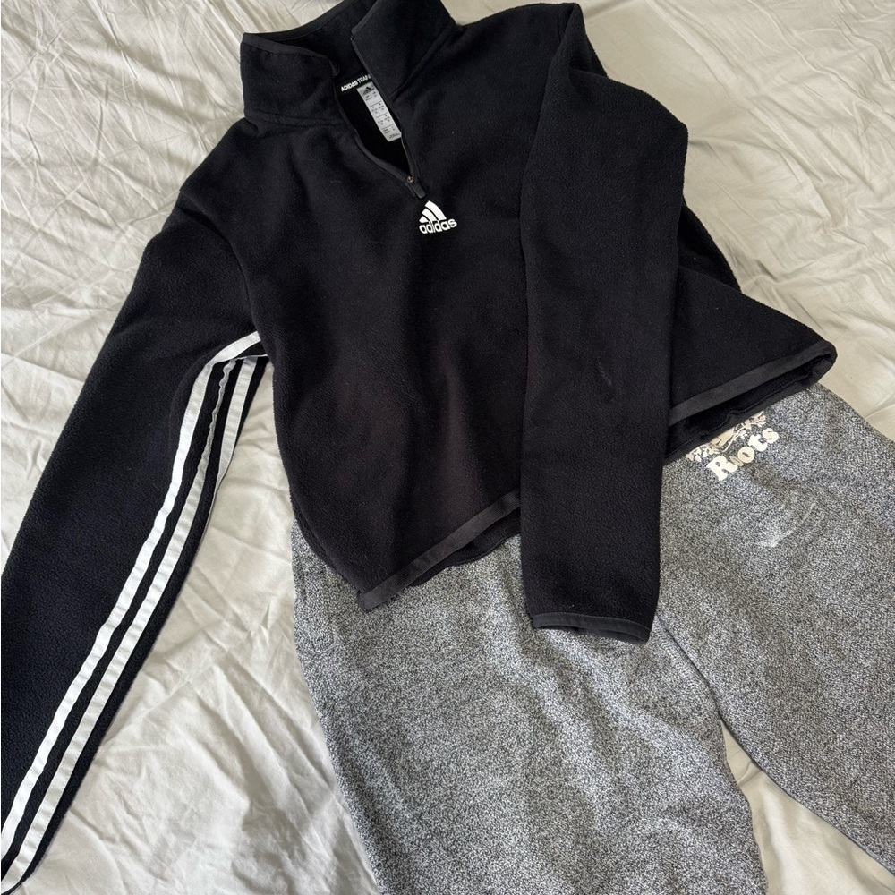 Adidas  Black  hoodie